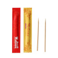 Separate paper packaged biodgradable bamboo toothpicks